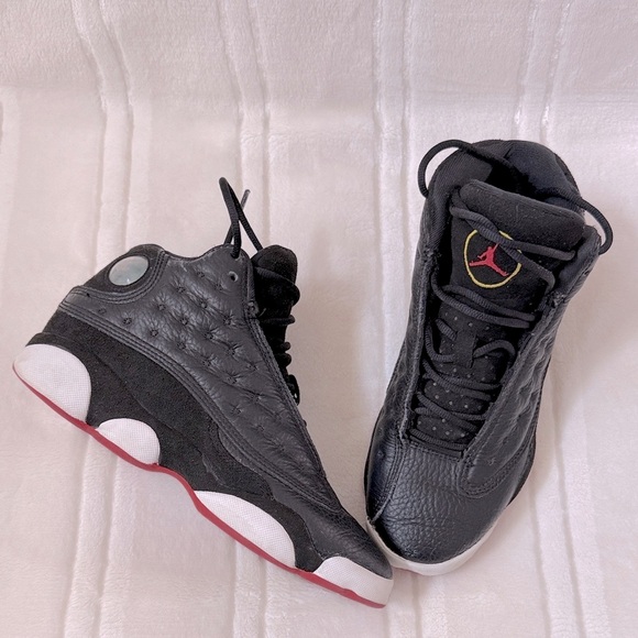 Jordan Shoes - Air Jordan 13 Retro Playoffs Black Leather Sneakers 2023 Special Edition